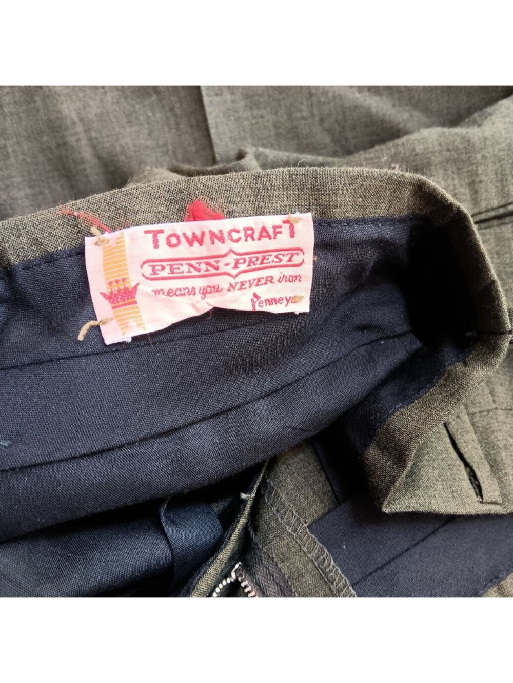 29x31 True Vintage 1960's Pant Towncraft Penn-Prest JcPenney Stovepipe Rude Boy